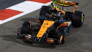 f1-bahrain-test,-day-1:-norris-leads-russell,-verstappen-after-power-cut