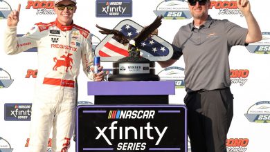 connor-zilisch-and-crew-chief-dale-earnhardt-jr.-win-pocono-nascar-xfinity-race